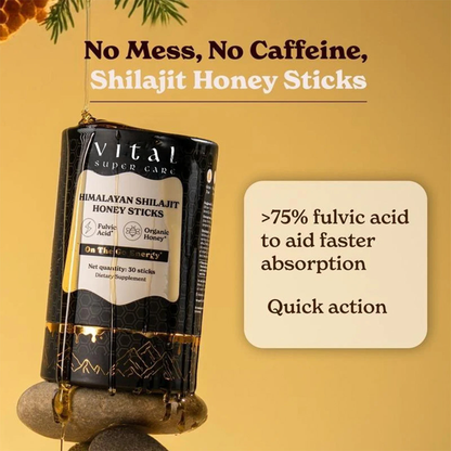 Shilajit Raw Honey Sticks