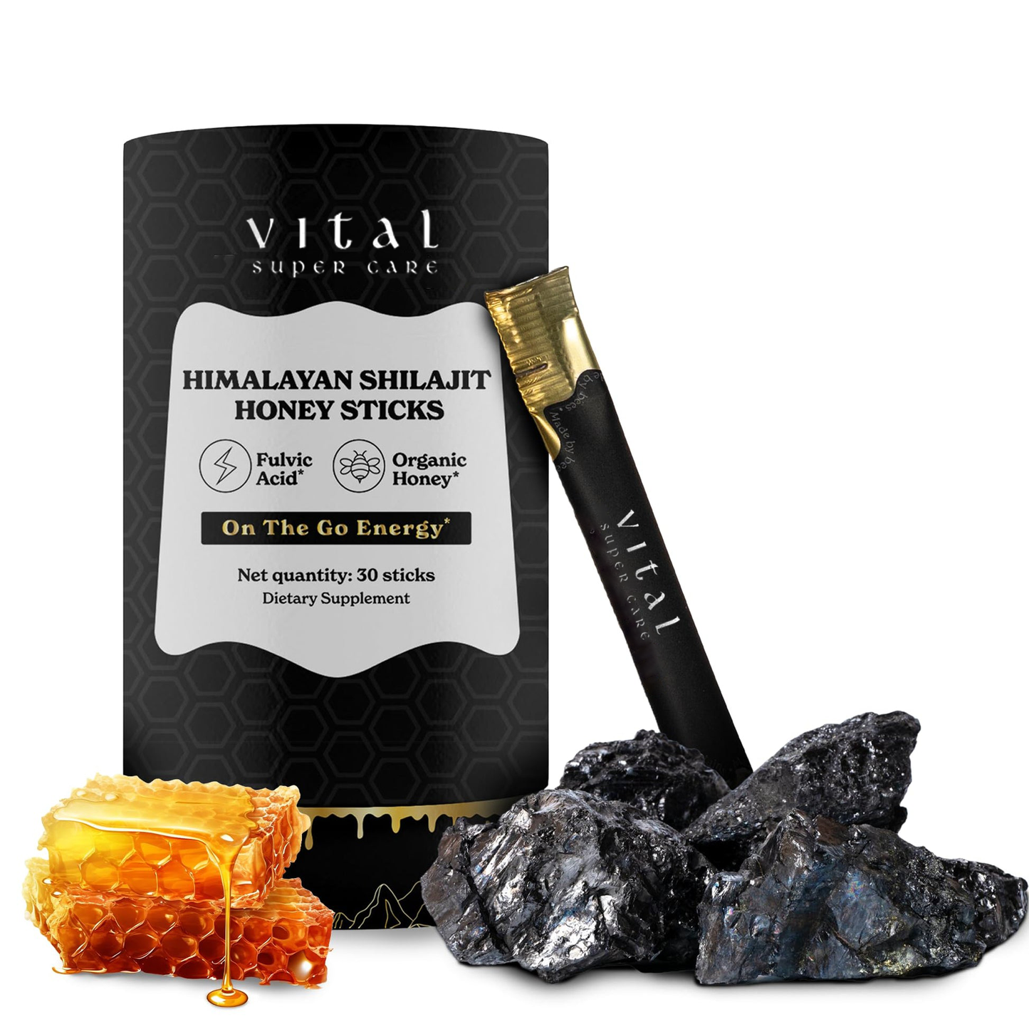 Shilajit Raw Honey Sticks